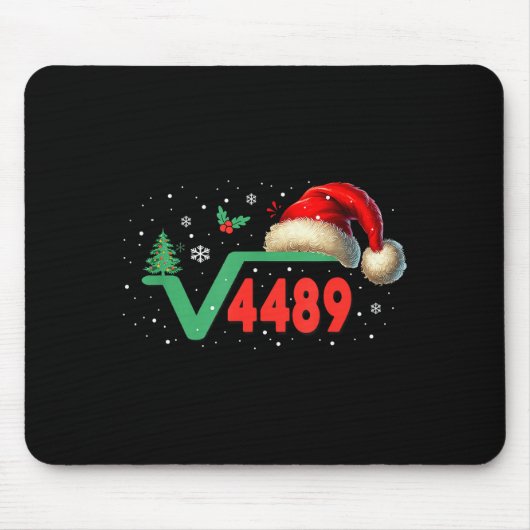 Lustiger 67 Meme Quadratwurzel 4489 Slang Matheleh Mousepad (Vorne)