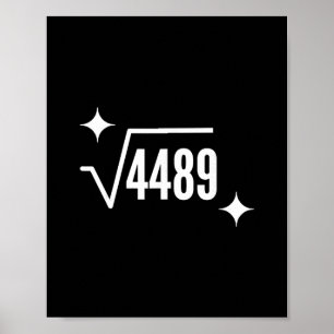 Lustiger 67 Meme Quadratwurzel 4489 Slang Matheleh Poster