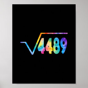 Lustiger 67 Meme Quadratwurzel 4489 Slang Matheleh Poster