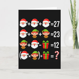 Lustiger 67 Meme Santa Mathelehrer Weihnachten Sec Karte