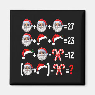Lustiger 67 Meme Santa Weihnachtsbaum Mathelehrer Magnet