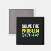 Lustiger 67-Meme-Sechs-Sieben-Mathe-Lehrer-Gehirn- Magnet (Vorderseite/Rückseite)
