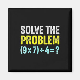 Lustiger 67-Meme-Sechs-Sieben-Mathe-Lehrer-Gehirn- Magnet