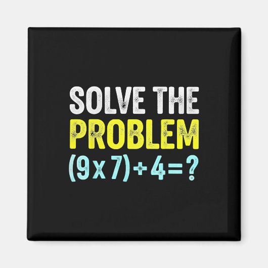 Lustiger 67-Meme-Sechs-Sieben-Mathe-Lehrer-Gehirn- Magnet (Vorne)