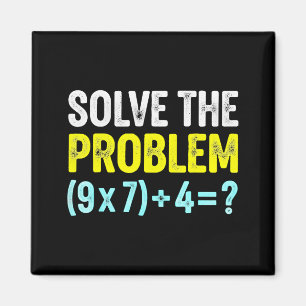 Lustiger 67-Meme-Sechs-Sieben-Mathe-Lehrer-Gehirn- Magnet