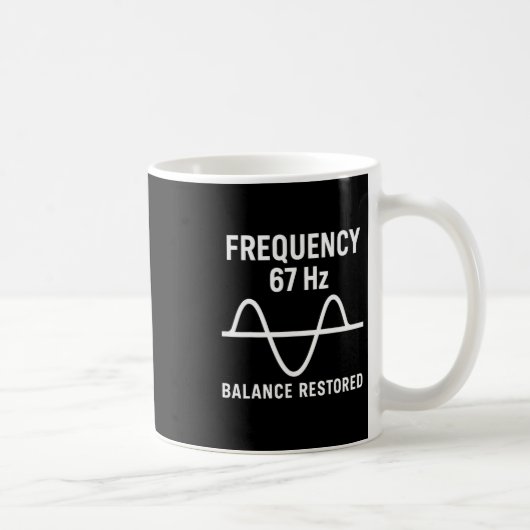 Lustiger 67 Meme Trend Six Seven Gen Alpha Slang F Kaffeetasse (Rechts)