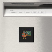 Lustiger 67 Meme Truthahn Mathe Lehrer Erntedankfe Magnet (In Situ (Geschirrspüler))