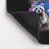 Lustiger 67 Meme Waschbär Heult den Mond an Sechs Mousepad (Ecke)