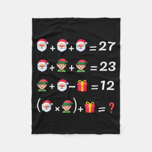 Lustiger 67 Meme Weihnachten Mathelehrer Santa Sec Fleecedecke