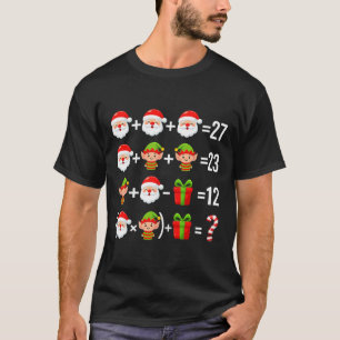 Lustiger 67 Meme Weihnachtsmann Mathelehrer Weihna T-Shirt
