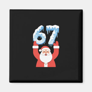 Lustiger 67 Meme Weihnachtsmann Winter Schnee Eis Magnet