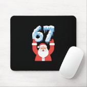 Lustiger 67 Meme Weihnachtsmann Winter Schnee Eis  Mousepad (Mit Mouse)