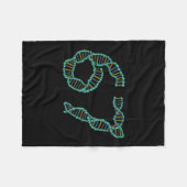 Lustiger 67-Nummern-Meme-DNA-Replikation Molekular Fleecedecke (Vorderseite (Horizontal))
