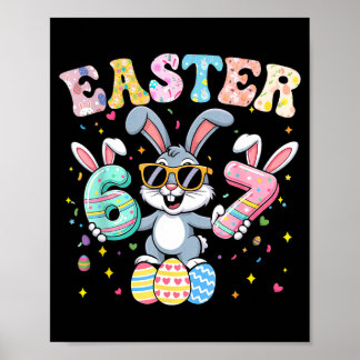 Lustiger 67 Osterhase 67 sechs sieben Meme Männer  Poster
