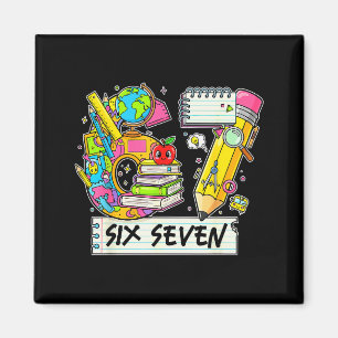 Lustiger 67. Schultag, Vibes Lustig Six Seven 67 Magnet