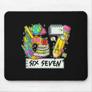 Lustiger 67. Schultag, Vibes Lustig Six Seven 67 Mousepad