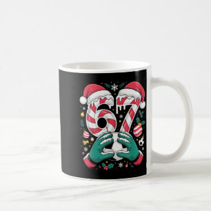 Lustiger 67 Sechs Sieben Fußball Torwart Lustiges  Kaffeetasse