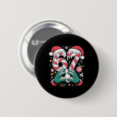 Lustiger 67 Six Seven Fußball Torwart Lustiger Mem Button (Vorne & Hinten)