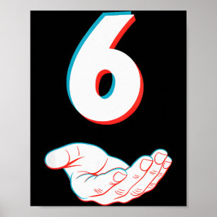 Lustiger 67 Six Seven Meme-Paar passende Halloween Poster