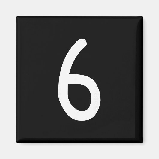 Lustiger 67 Six Seven Meme passendes Halloween-Kos Magnet (Vorne)
