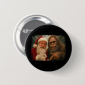 Lustiger 67 Weihnachtsmann mit Bigfoot Six Seven 6 Button (Vorne & Hinten)