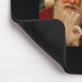 Lustiger 67 Weihnachtsmann mit Bigfoot Six Seven 6 Mousepad (Ecke)