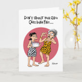 Lustiger 69. Geburtstag Karte (Gelbe Blume)