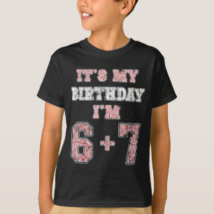 Lustiger 6 7 13. Geburtstag Sechs Sieben Teenager T-Shirt