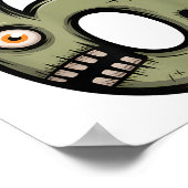 Lustiger 6 7 Halloween-Kostenum Meme 67 Halloween Poster (Ecke)