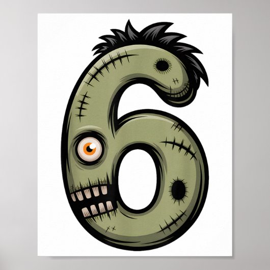 Lustiger 6 7 Halloween-Kostenum Meme 67 Halloween Poster (Vorne)