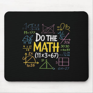 Lustiger 6,7 Mathelehrer 100 Tage Schule Gleichung Mousepad
