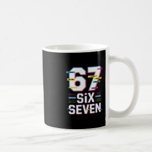 Lustiger 6 7 Sechs Sieben Meme Kaffeetasse