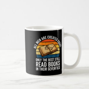 Lustiger 70. Geburtstag Papa Vatertag Männer lesen Kaffeetasse