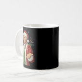Lustiger 7-6 6-7 George Washington Santa 67 Meme C Kaffeetasse (Vorderseite Links)