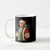 Lustiger 7-6 6-7 George Washington Santa 67 Meme C Kaffeetasse (Links)