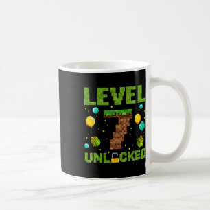 Lustiger 7. Geburtstag Junge Gamer Level 7 Freiges Kaffeetasse