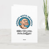 Lustiger 84. Geburtstag Karte (Rückseite)