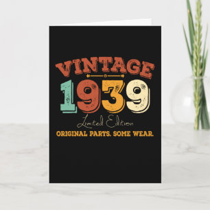 Lustiger 86-jähriger 1939 Vintage 86. Geburtstagsg Karte