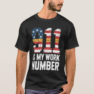 Lustiger 911-Notrufvermittler Ersthelfer T-Shirt