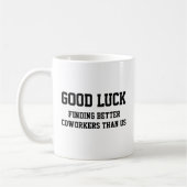 Lustiger Abschied von Kollegen Kaffeetasse (Links)