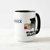 Lustiger Abschluss-Esel, der graduierte Tasse (VorderseiteRechts)