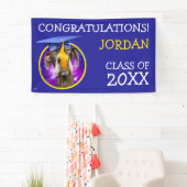 Lustiger Abschluss-Hundetragender Hut Banner (Insitu)