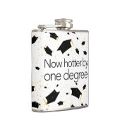 Lustiger Abschluss jetzt heißer durch einen Grad - Flachmann (Rechts)