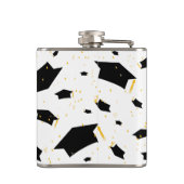 Lustiger Abschluss jetzt heißer durch einen Grad - Flachmann (Rückseite)