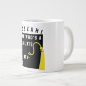 Lustiger Abschluss-Spruch 2026 Jumbo-Tasse (Vorderseite Rechts)