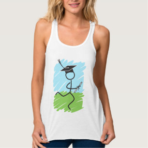 Lustiger Abschlussläufer © - Cross Country, Leicht Tank Top
