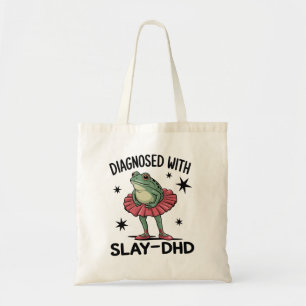 Lustiger ADHD-Frosch Neurodivergentes Meme Y2K Fro Tragetasche