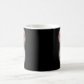 Lustiger Affe bläst Bauchgesicht, Affe bläst Magen Kaffeetasse (Mittel)