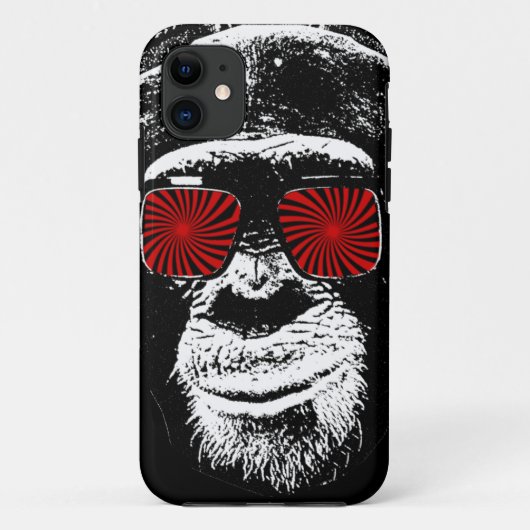Lustiger Affe Case-Mate iPhone Hülle (Rückseite)