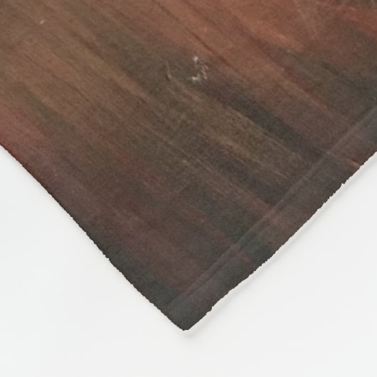 Lustiger Affe Fleecedecke (Ecke)